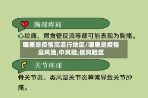 哪里是疫情高流行地区/哪里是疫情高风险,中风险,低风险区