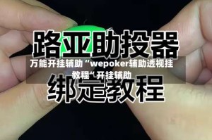 万能开挂辅助“wepoker辅助透视挂教程”开挂辅助