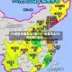 31省区市增本土5例／31省增本土59例分布5省市