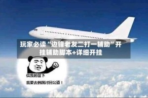 玩家必读“边锋老友二打一辅助”开挂辅助脚本+详细开挂