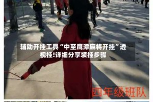 辅助开挂工具“中至鹰潭麻将开挂”透视挂!详细分享装挂步骤