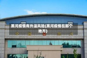 黑河疫情有外溢风险(黑河疫情在那个地方)