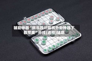 辅助神器“微乐四川麻将外卦神器下载苹果”开挂(透视)辅助