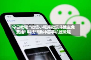 今日教程“微信小程序微乐斗地主免费挂”科技辅助神器手机版教程