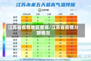 江苏省疫情地区查询/江苏省疫情分部情况