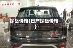 探岳价格(日产探岳价格)