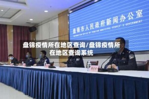 盘锦疫情所在地区查询/盘锦疫情所在地区查询系统
