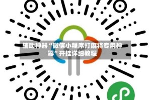 辅助神器“微信小程序打麻将专用神器”开挂详细教程