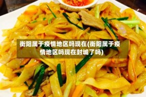 衡阳属于疫情地区吗现在(衡阳属于疫情地区吗现在封城了吗)