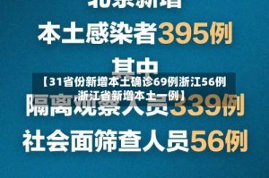 【31省份新增本土确诊69例浙江56例,浙江省新增本土一例】