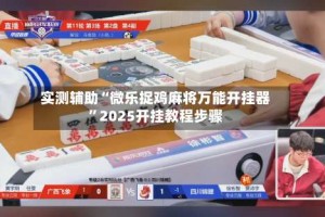 实测辅助“微乐捉鸡麻将万能开挂器”2025开挂教程步骤