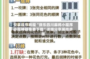 安装程序教程“微乐四川麻将小程序必赢神器免费下载”详细分享装挂步骤