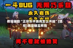 教程辅助“正宗乐平麻将怎么开挂”(透视)其实确实有挂