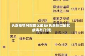 长泰疫情风险地区最新(长泰新型冠状病毒有几例)