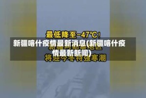 新疆喀什疫情最新消息(新疆喀什疫情最新新闻)