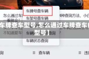 【车牌查车型号,怎么通过车牌查车的型号】