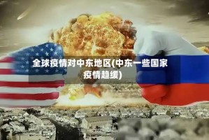 全球疫情对中东地区(中东一些国家疫情趋缓)