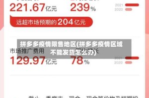 拼多多疫情限售地区(拼多多疫情区域不能发货怎么办)