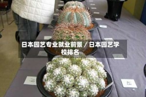 日本园艺专业就业前景／日本园艺学校排名