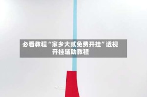 必看教程“家乡大贰免费开挂”透视开挂辅助教程
