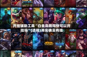 开挂辅助工具“白金岛跑得快可以开挂吗”(透视)其实确实有挂