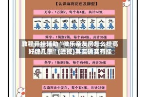 教程开挂辅助“微乐亲友房怎么提高好牌几率”(透视)其实确实有挂