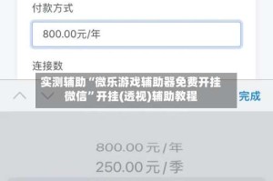 实测辅助“微乐游戏辅助器免费开挂微信”开挂(透视)辅助教程