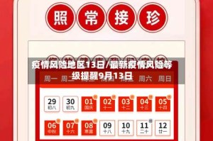 疫情风险地区13日/最新疫情风险等级提醒9月13日