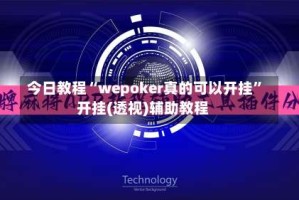 今日教程“wepoker真的可以开挂”开挂(透视)辅助教程