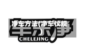 净车方法(净车仪规)