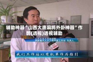 辅助神器“山西大唐麻将外卦神器”作弊(透视)透视辅助