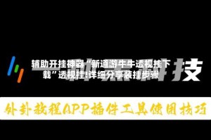 辅助开挂神器“新道游牛牛透视挂下载”透视挂!详细分享装挂步骤