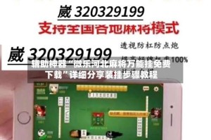 辅助神器“微乐河北麻将万能挂免费下载”详细分享装挂步骤教程