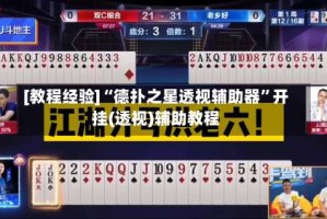 [教程经验]“德扑之星透视辅助器”开挂(透视)辅助教程