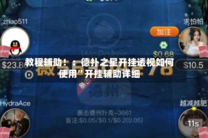 教程辅助！：德扑之星开挂透视如何使用”开挂辅助详细