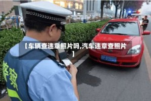 【车辆查违章照片吗,汽车违章查照片】