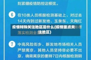 疫情特殊关注地区是什么(疫情重点关注地区)
