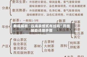 教程解析“四海茶馆贰有挂吗”开挂辅助详细步骤