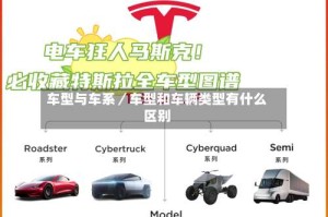 车型与车系／车型和车辆类型有什么区别