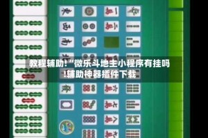 教程辅助!“微乐斗地主小程序有挂吗!辅助神器插件下载