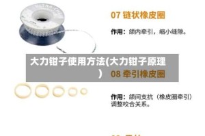 大力钳子使用方法(大力钳子原理)