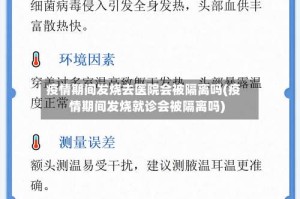 疫情期间发烧去医院会被隔离吗(疫情期间发烧就诊会被隔离吗)