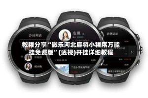 教程分享“微乐河北麻将小程序万能挂免费版”(透视)开挂详细教程