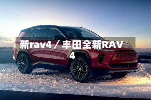 新rav4／丰田全新RAV4