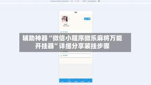 辅助神器“微信小程序微乐麻将万能开挂器”详细分享装挂步骤-第3张图片