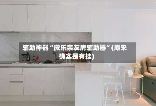 辅助神器“微乐亲友房辅助器”(原来确实是有挂)-第1张图片