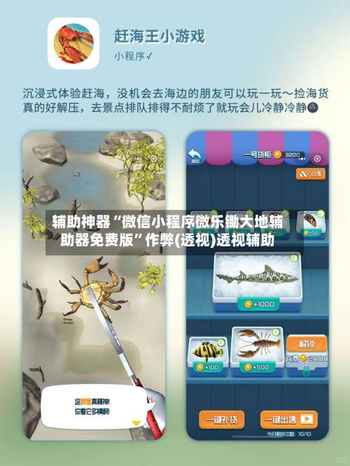 辅助神器“微信小程序微乐锄大地辅助器免费版”作弊(透视)透视辅助-第2张图片