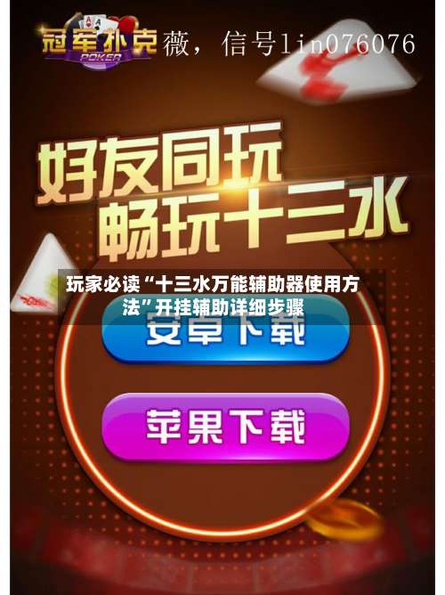 玩家必读“十三水万能辅助器使用方法”开挂辅助详细步骤-第1张图片