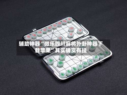 辅助神器“微乐四川麻将外卦神器下载苹果	”其实确实有挂-第3张图片