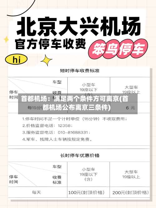 首都机场：满足两个条件方可离京(首都机场公布离京三条件)-第3张图片